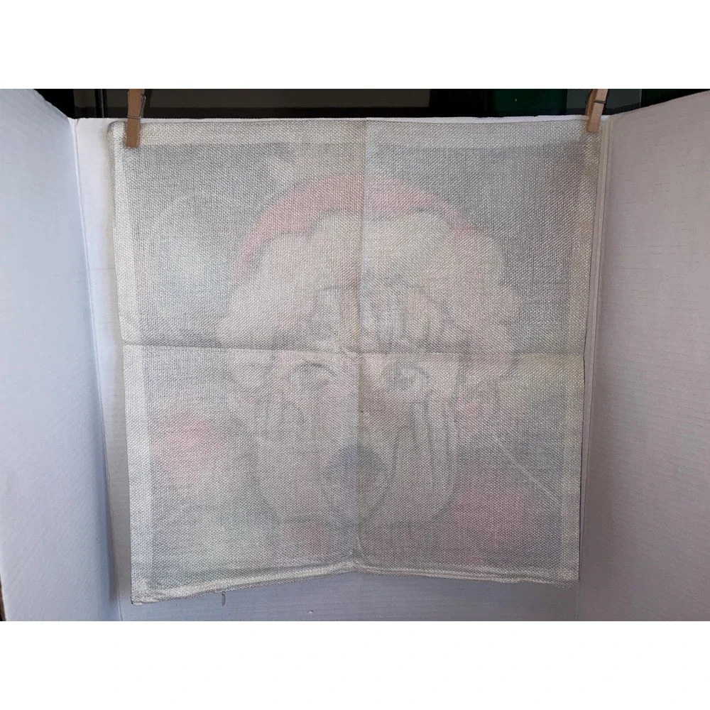 Home Alone Burlap Throw Pillow Cover - New no Tags - See Description for details